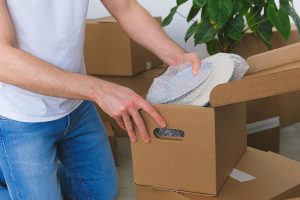 Evden eve nakliyat için paketleme kutuları ve malzemeler
